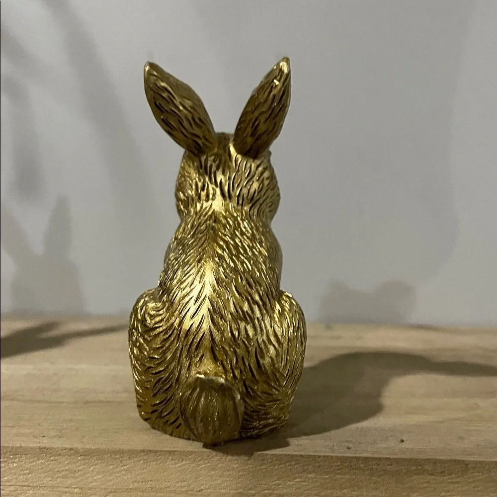 Target bullseye playground Gold Resin Bunny Easter Spring Decor 2026 Set of 2